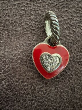 Brighton Red Heart Charm